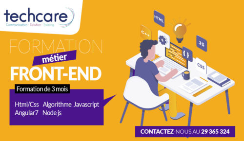 Formation développeur frontend en Tunisie chez Techcare