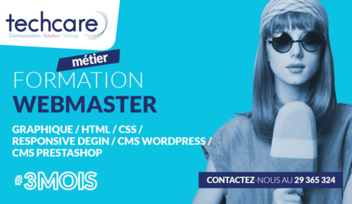 Formation webmaster en tunisie chez Techcare